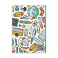 Emerald School Doodles Hardcover Notebook with Puffy Covers (PY)