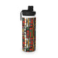 Tribal Harmony Stainless Steel Water Bottle, Sports Lid