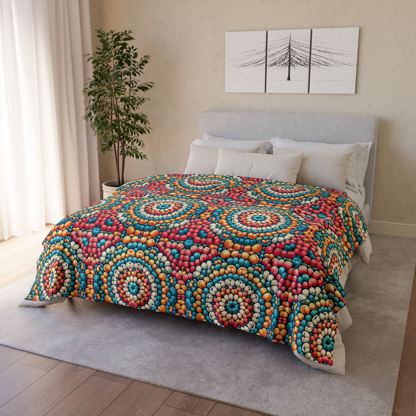 ''Kaleidoscope Soft Minky Blanket''