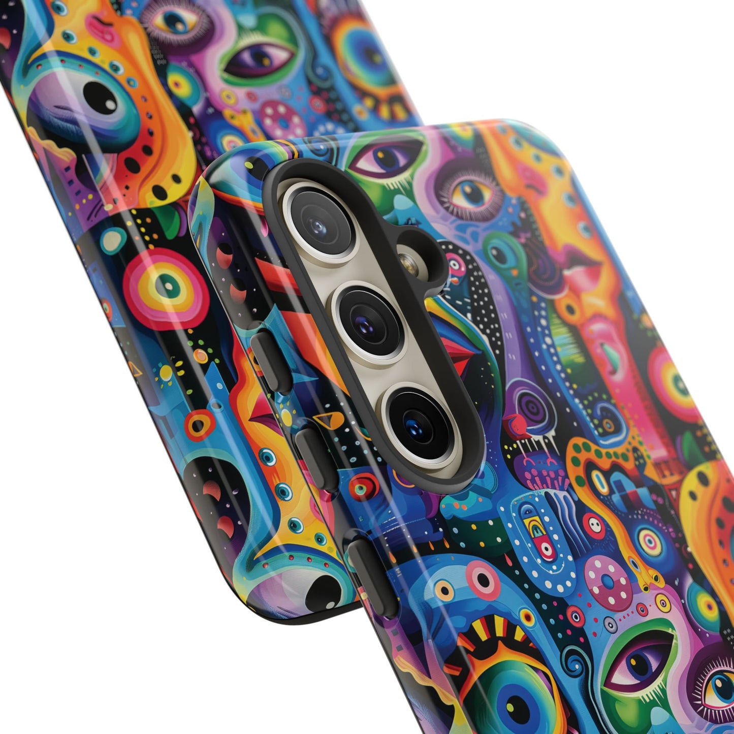 Psychedelic Visions Vibrant Art Google Pixel, iPhone and Samsung Phone Case - Tough Cases for Creative Souls