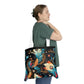 Ethereal Feathers Shoulder Tote Bag - Colorful Everyday Accessory