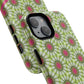 Personalized Meadow Mandala Bloom Vibrant Flower  — Green & Pink Geometric Daisy Design