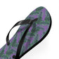 Purple Tropical Bliss Flip Flops