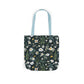 Daisy Delight Floral Canvas Tote Bag with 5-Color Straps | Eco-Friendly Shopping Bag