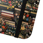 Book Stack Floral Flip iPhone and Samsung Phone Case — Vintage Library Wallet Cover.