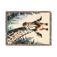 Giraffe Illustration Tapestry Woven Blanket