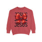 JESUS Unisex Comfort Colors Garment-Dyed Sweatshirt