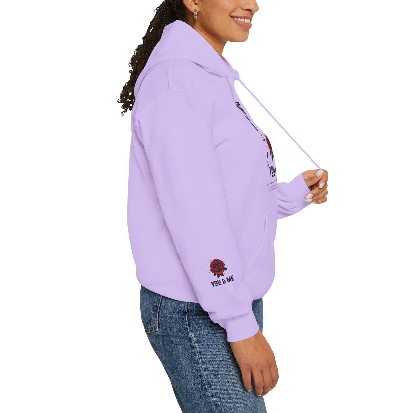 You and Me Unisex Gildan Hoodie Sweatshirt
