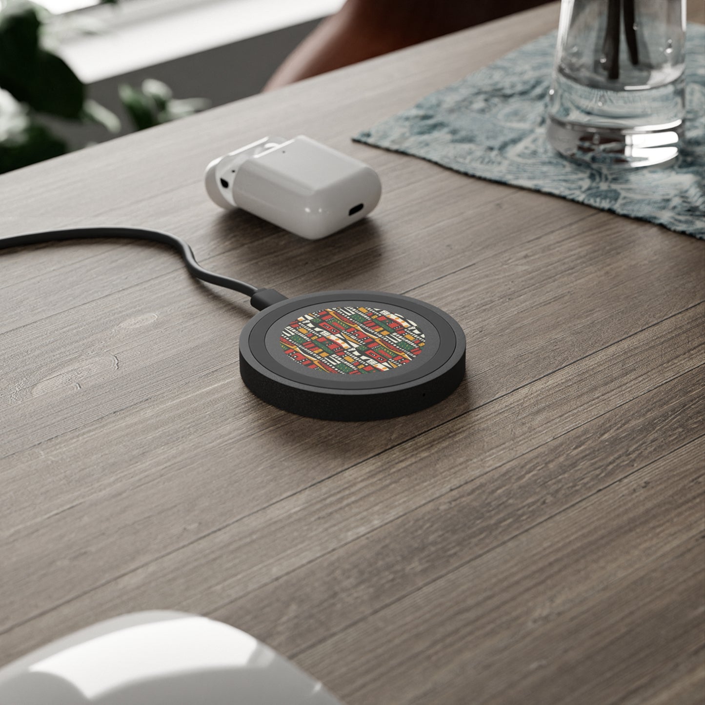 Tribal Harmony Colorful Wireless Charging Pad - Quake Design
