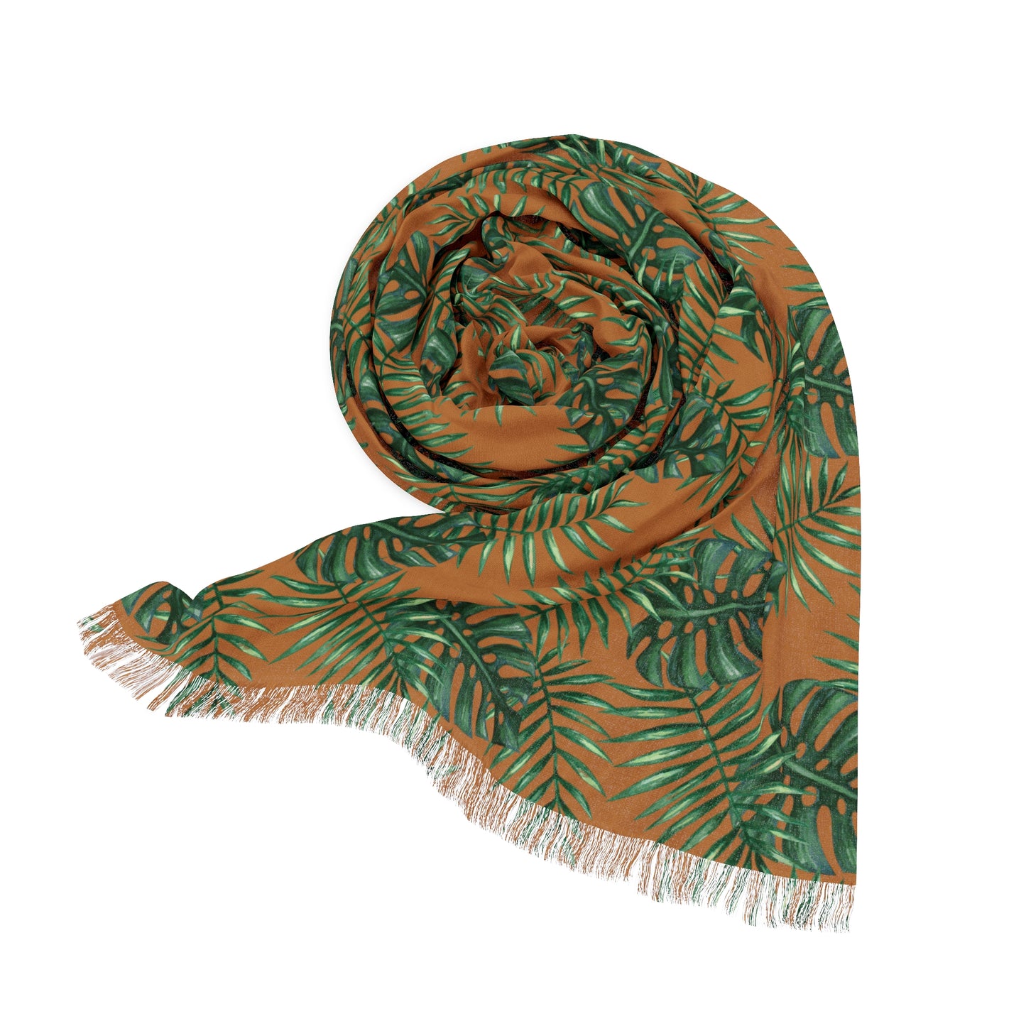 Brown Tropical Bliss Light Scarf