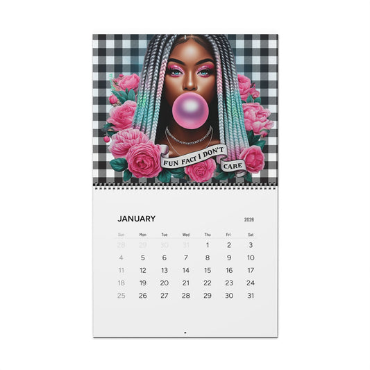 365 Days of Sass 2026 Wall Calendar — Bold & Vibrant Monthly Attitude.