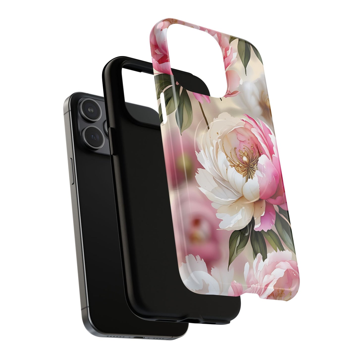 Blooming Petals Tough Magnetic Phone Cases, Elegant Phone Cover, Durable Case for Flower Lovers, Phone Accessories