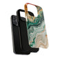 Stylish Tough Acrylic Magnetic iPhone Cases for Everyday Protection, Marble Design, Unique Gifts for Tech Lovers, Holiday Essentials