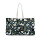 Daisy Delight Floral Weekender Bag - Perfect for Travel & Beach Days