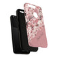 Personalized Cherry Blossom Tough Phone Case — Pink Floral Protective Case for Samsung & Google