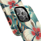 Tropical Hibiscus MagSafe® iPhone® Tough Case - Stylish Phone Protection Gift for Nature Lovers, Vibrant, Summer Vibes.