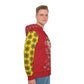 That Ugly Christmas Men's Hoodie with All-Over Print Design - Silky Smooth Polyester Fabric