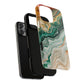 Stylish Tough Acrylic Magnetic iPhone Cases for Everyday Protection, Marble Design, Unique Gifts for Tech Lovers, Holiday Essentials