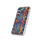 Psychedelic Visions Flexi iPhone and Samsung Case - Colorful Abstract Design.