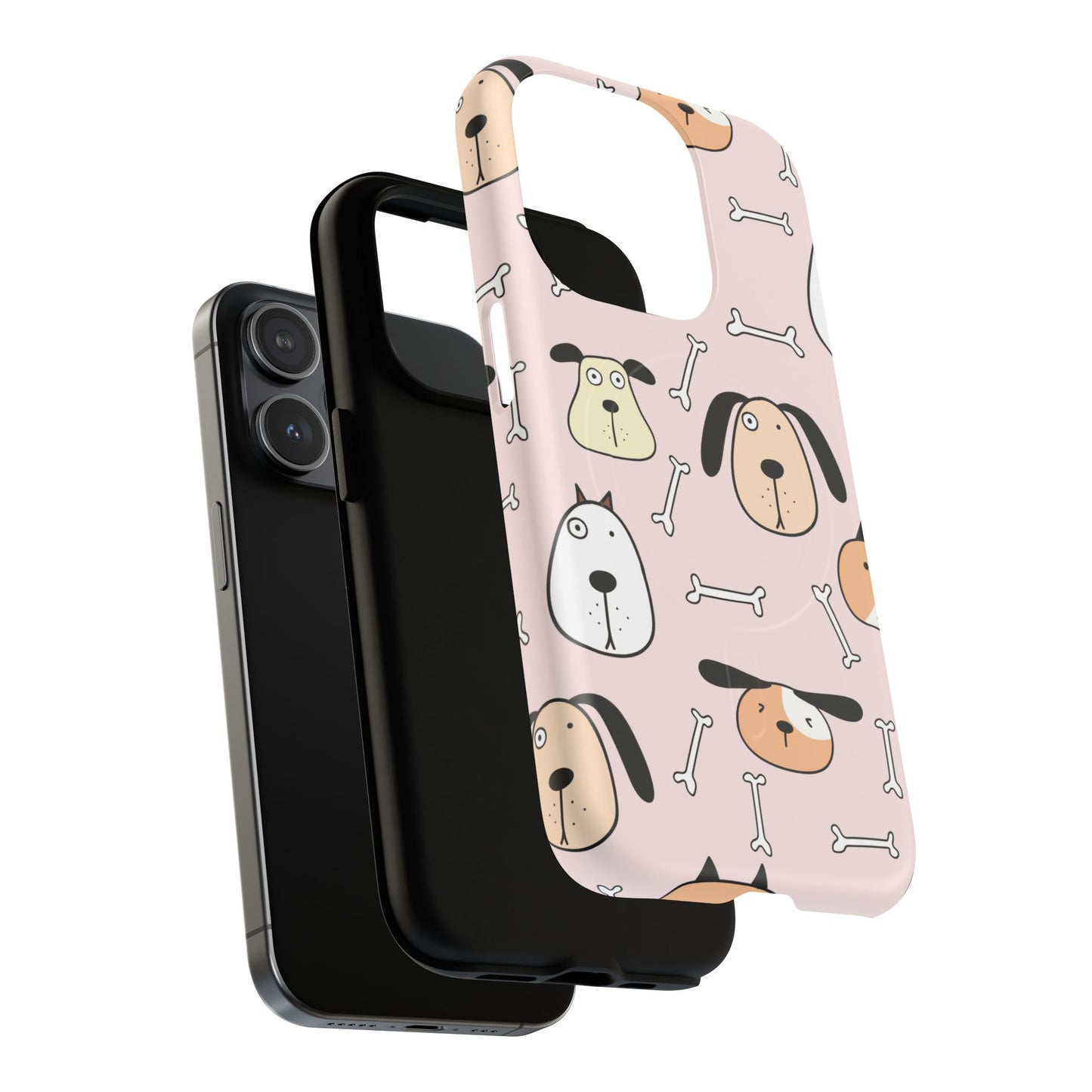 Cute Dog iPhone Case, Tough Magnetic Cases for Pet Lovers, Dog-Themed Accessories, Gift for Dog Owners, Unique iPhone Cover