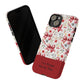 Personalized Rosette Coquette Phone Case - Custom Name/Message 'I Am Stronger Than The Storm' Floral Bow Protective Case