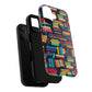 Colorful Book-Themed Phone Case, Literary Gift, Tough Magnetic Case, Book Lover’s Accessory, Phone Protection, Reading Enthusiast
