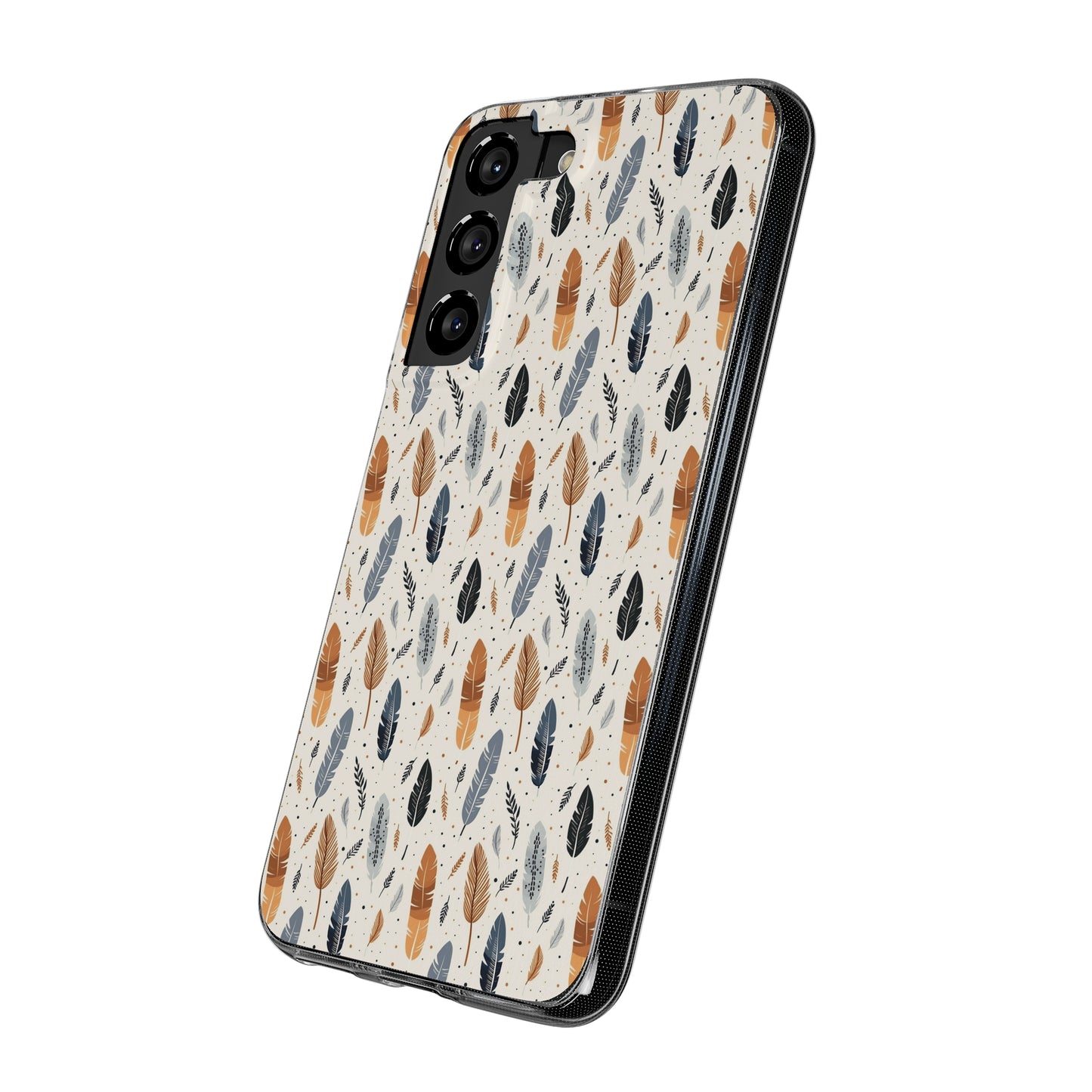 Whispering Feathers Soft iPhone, Google and Samsung Cases