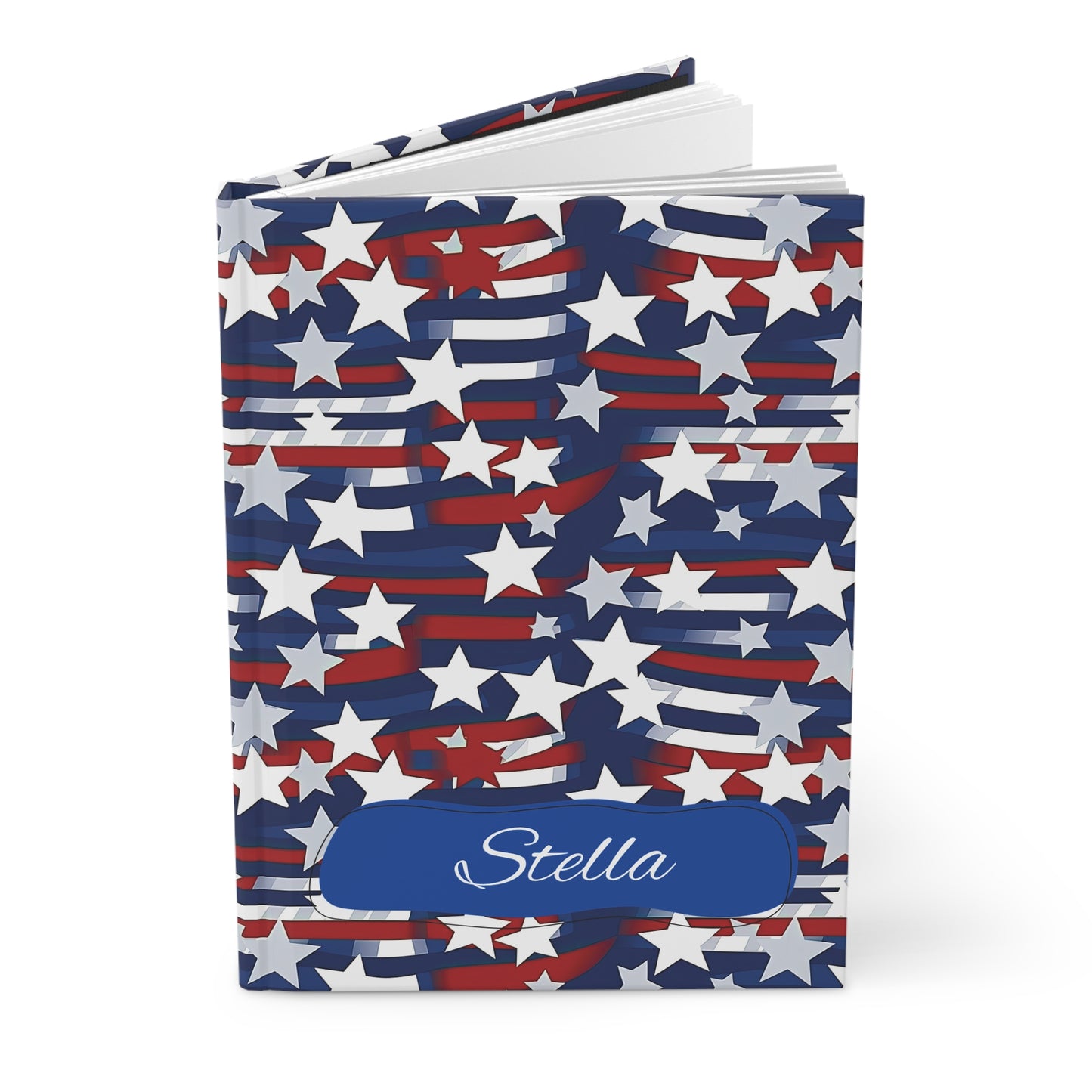 Patriotic Waves Hardcover Journal (PY)