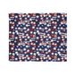 Patriotic Waves Soft Minky Blanket