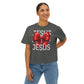 JESUS Women's Comfort Colors Boxy Tee