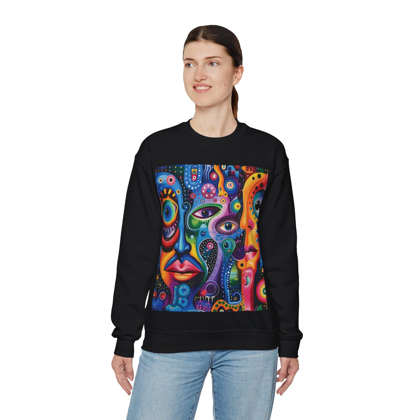 Psychedelic Visions Unisex Heavy Blend™ Crewneck Sweatshirt