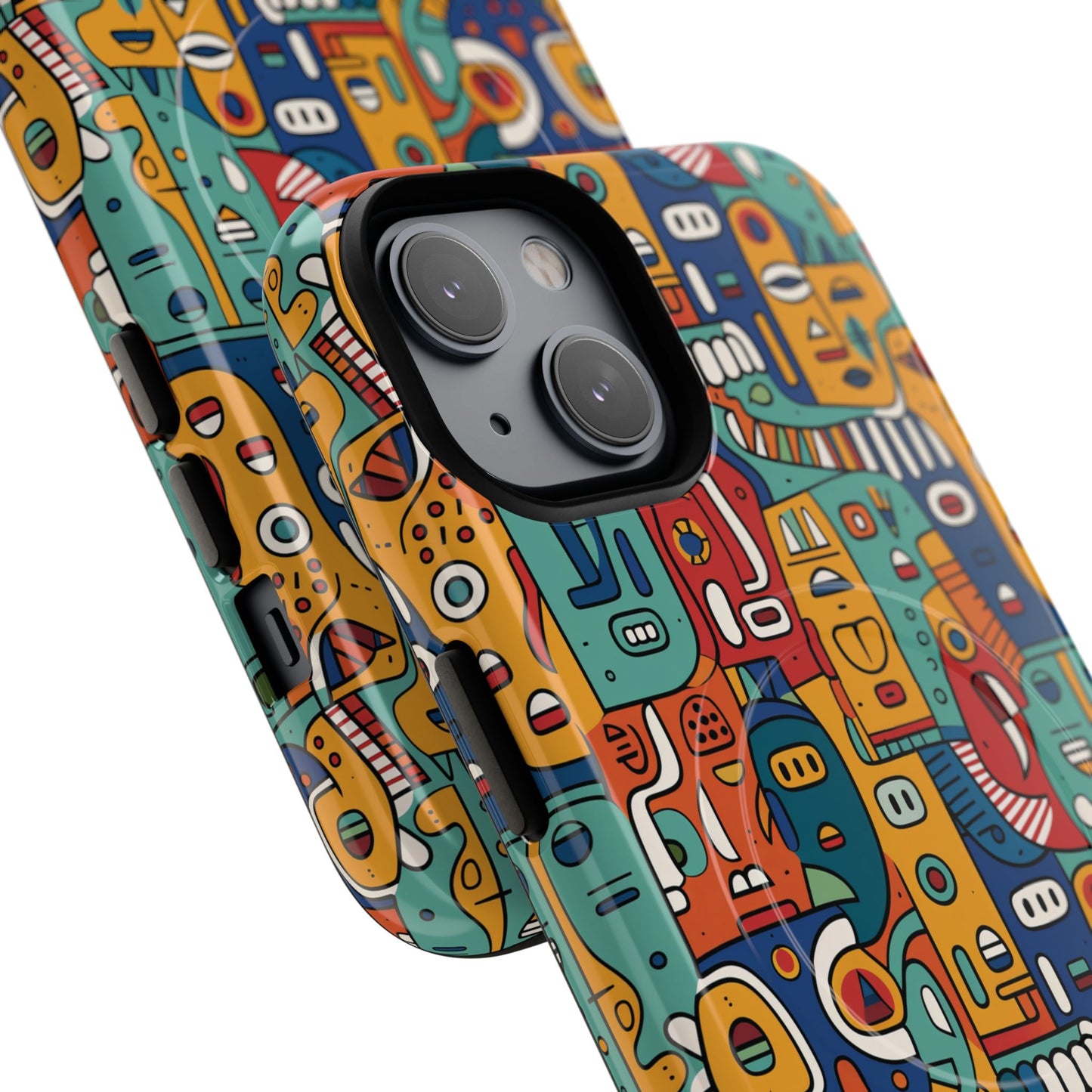 Vibrant Tough Magnetic Phone Cases - Unique Art, Protective Design, Gift for Him/Her, Trendy Accessories, Phone Protection