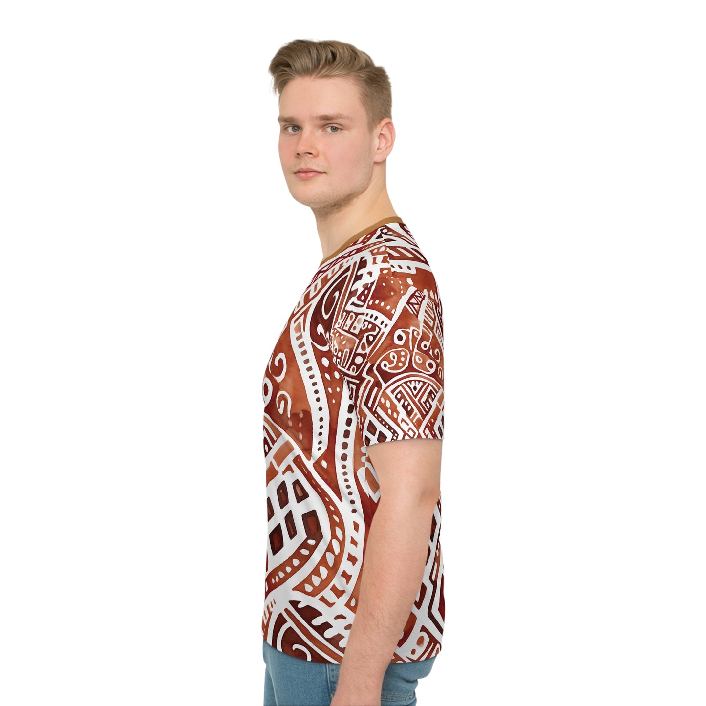 Tribal Harmony Men's Loose T-shirt (AOP)