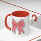 Affirmation Bow Accent Coffee Mug (11oz).