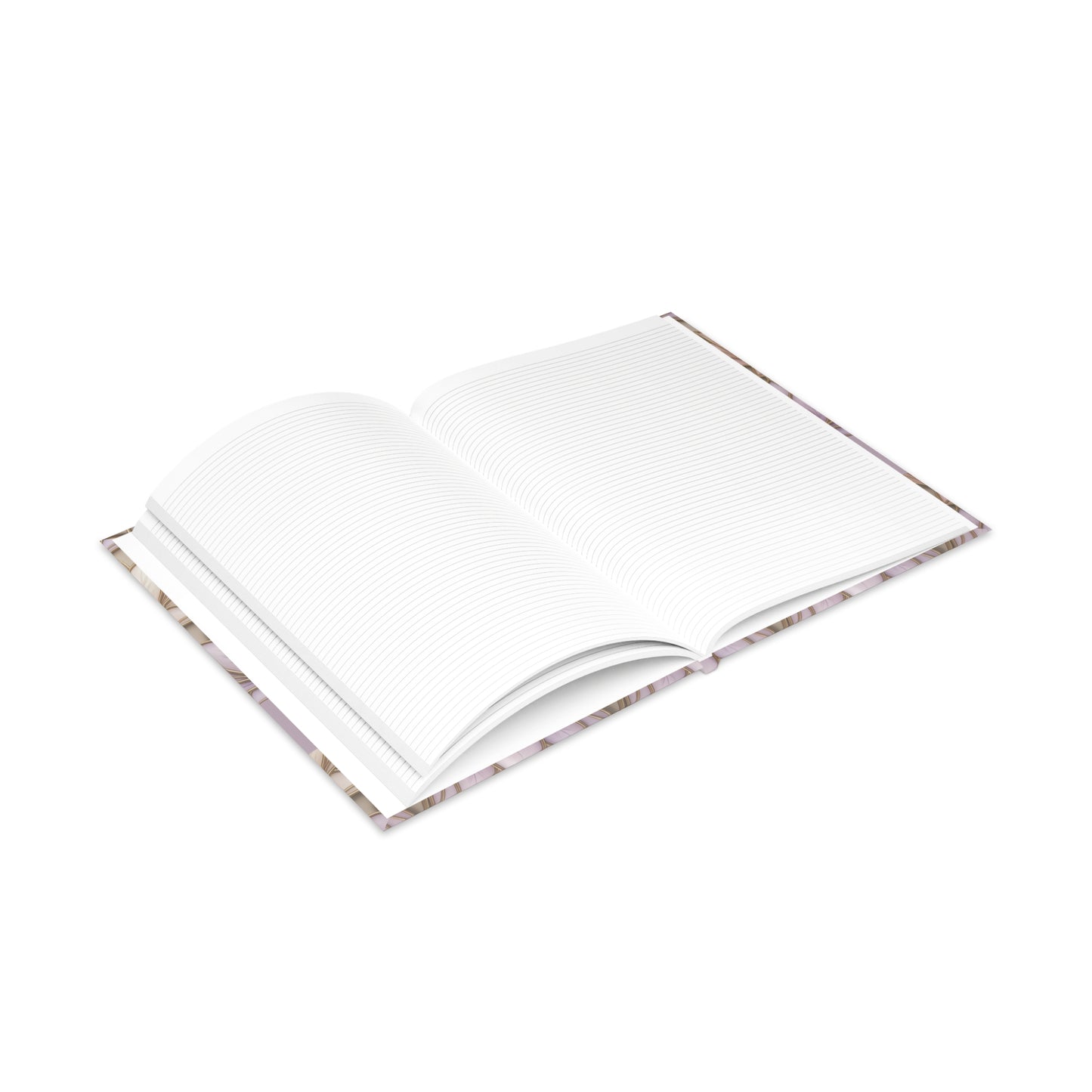 Personalized Stained Glass Lotus Blossom Hardcover Notebook — Custom Name and Affirmation Puffy Cover Journal.