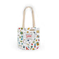 Personalized Classroom Couture Composition Book Inspired Canvas Tote Bag with Colorful Straps, Cute School Bag, Eco-Friendly Tote, Back to School Shopping Bag, Teacher Gift Idea