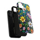 Flower Garden Stained Glass Phone Case, Tough Magnetic Cases, Floral Phone Cover, Durable Phone Accessories, Spring Gift, Birthday Present