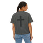 GOD is LOVE Women's Comfort Colors Boxy Tee