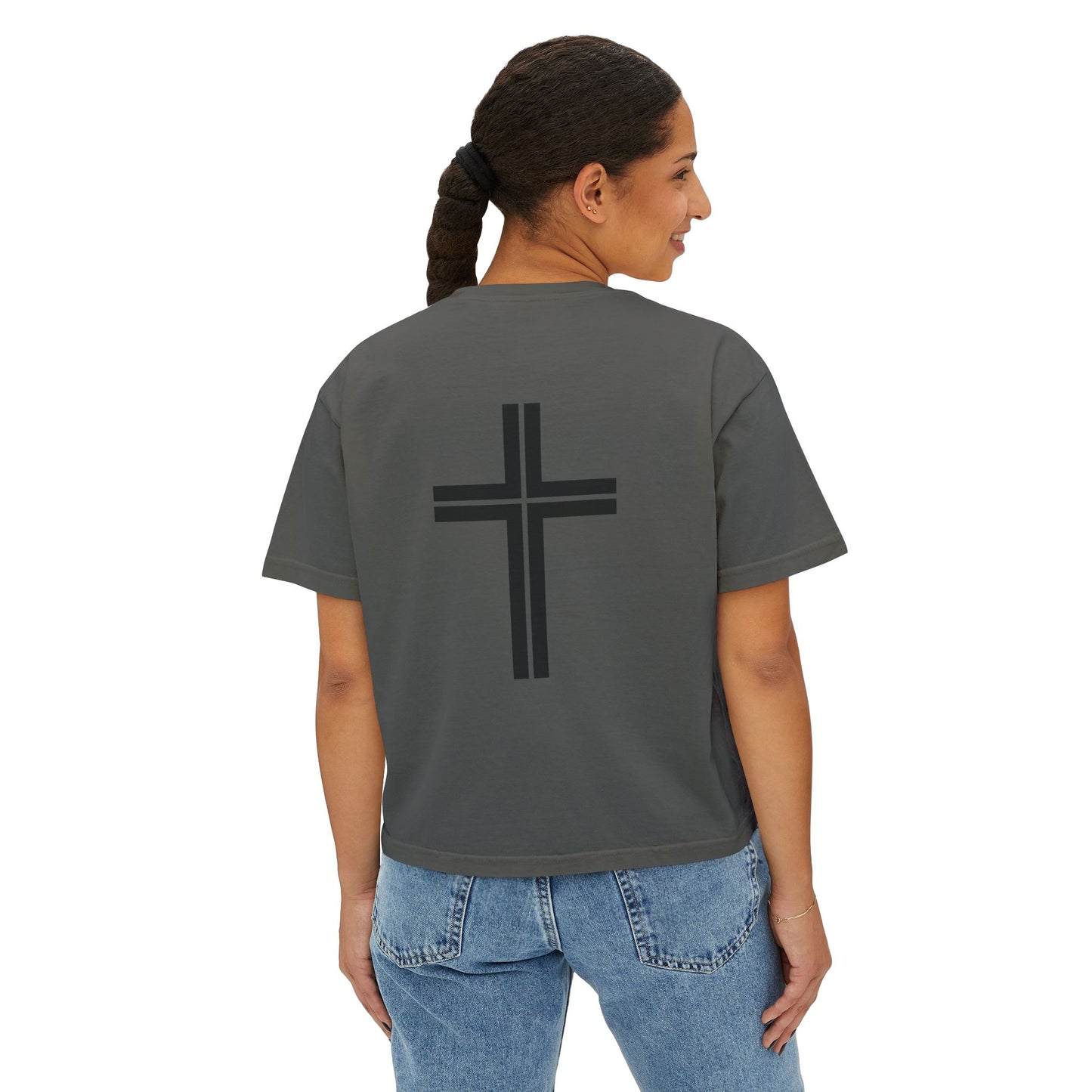 GOD is LOVE Women's Comfort Colors Boxy Tee