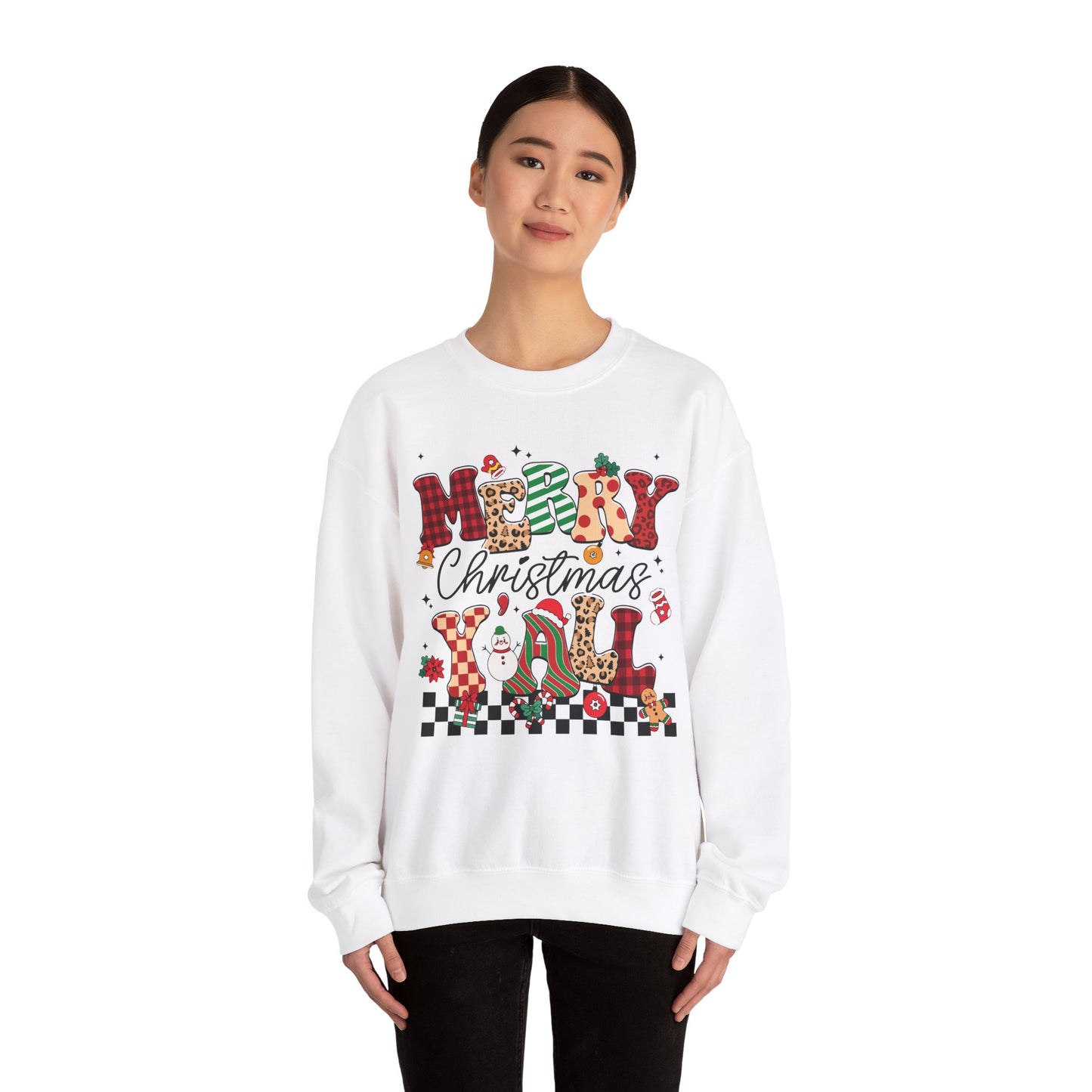Merry Christmas Unisex Heavy Blend™ Crewneck Sweatshirt