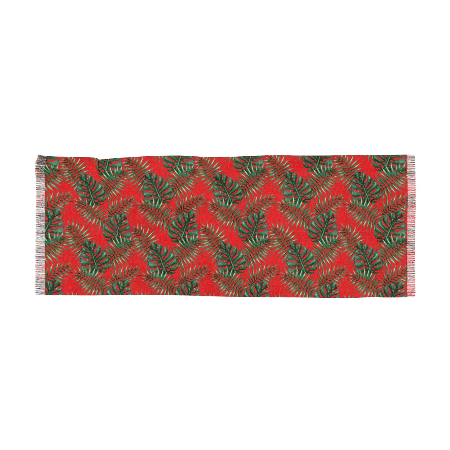 Red Tropical Bliss Light Scarf