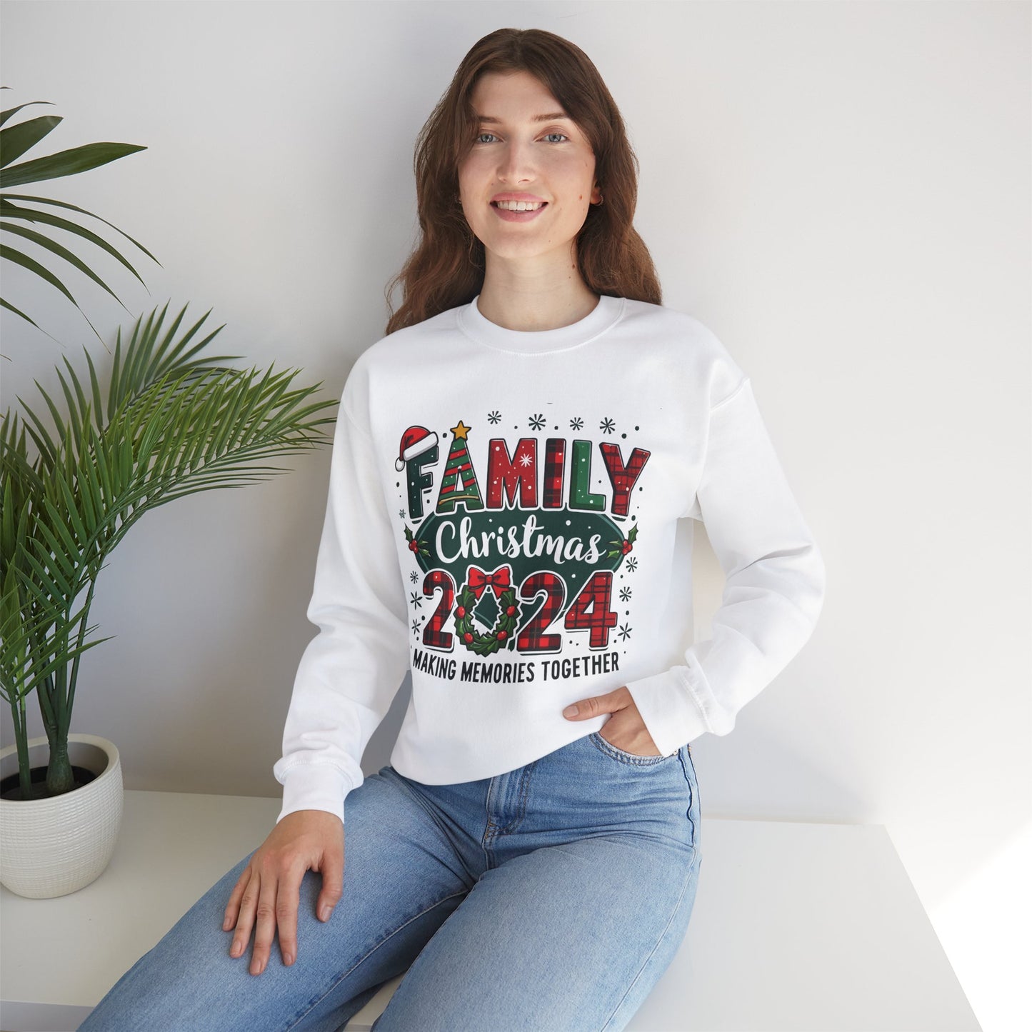 Family Christmas Unisex Heavy Blend™ Crewneck Sweatshirt