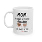 Mom, My Ultimate Best Coffee, You' ll Always be Funny Ceramic Mug - Perfect Gift for Coffee Lovers, Personalized Coffee Mug.