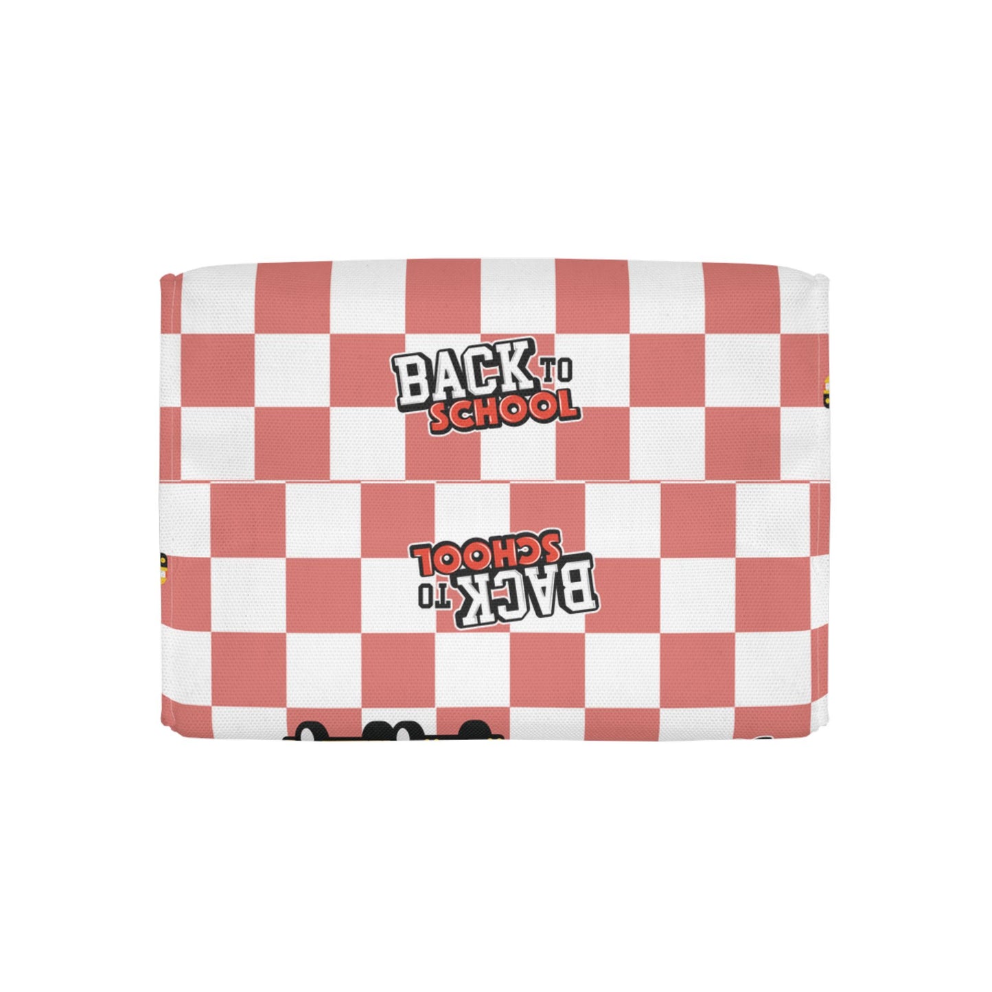 Custom Red SchoolYard Chic Composition Book Inspired Stylish Polyester Lunch Box for Kids - Perfect for School, Picnics, or Snacks | Personalized ABC Design, Back to School, Family [...]