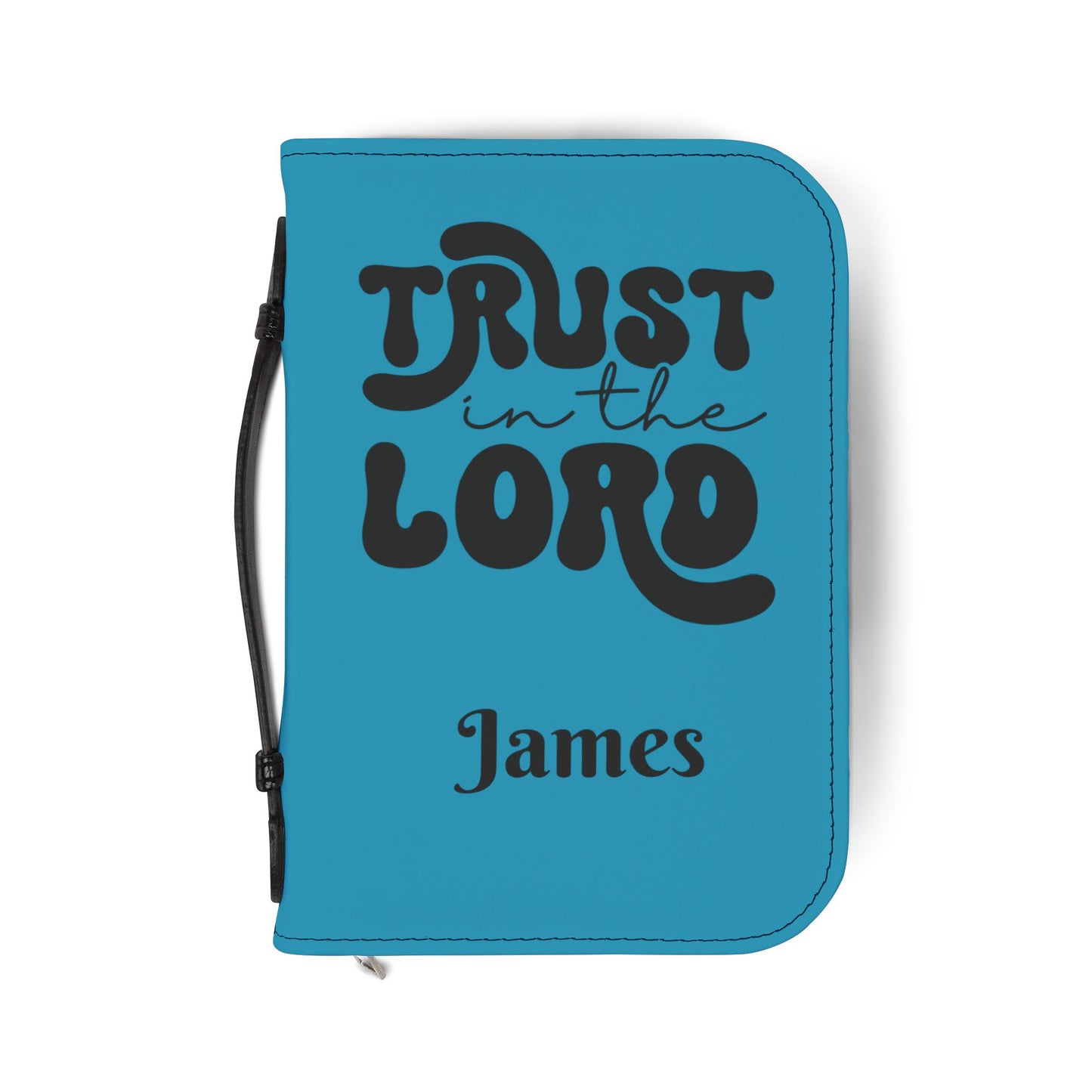 Personalized Floral Cross Bible Cover - Trust in the Lord Design| Baptism | Christening | Anniversary | Birthday Gifts.