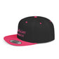 Pink Elohim Snapback Cap - Faith-Inspired Flat Bill Hat, Baseball Hat, Perfect for Gifts, Daily Wear, Spiritual Events