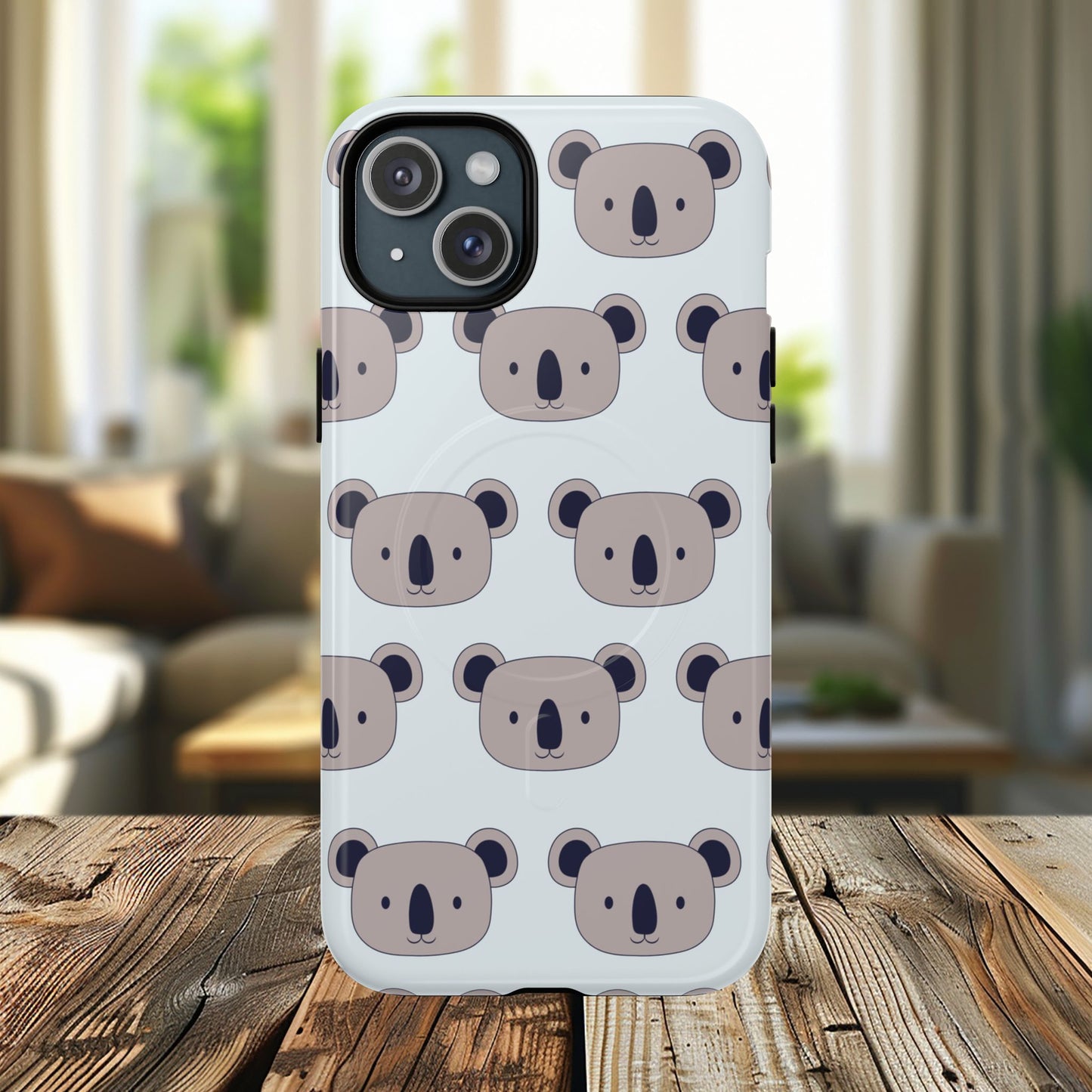 Cute Koala iPhone Case, Tough Magnetic iPhone Cases, Funny Animal Cases, Unique Gifts for Animal Lovers, Cute Phone Accessories, Birthday Gift