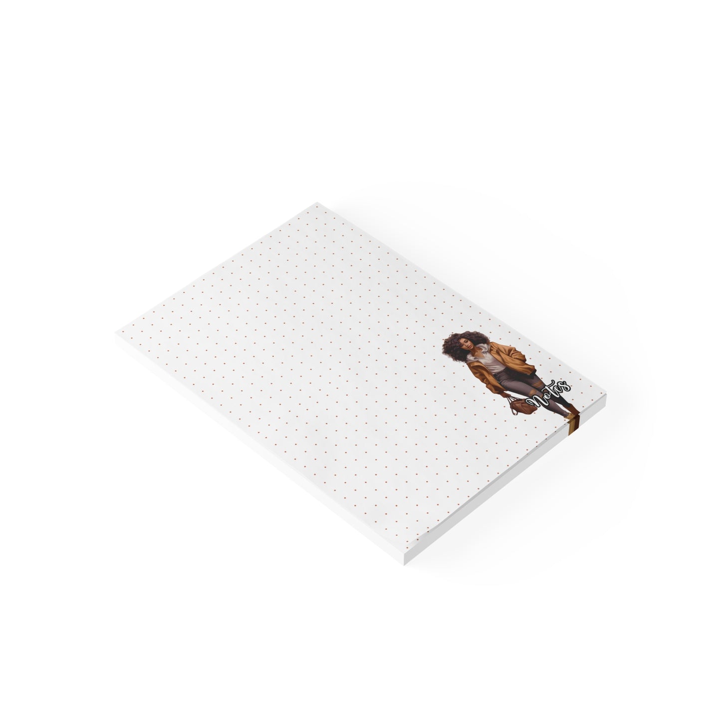 Chic Note Pads with Fashion Illustration, Stylish Sticky Notes for Organizing, Personalized Gifts for Her, Office Supplies, Creative