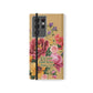 Floral Scripture Flip Case — "Let Your Light Shine" Wallet Phone Cover (Matthew 5:16)