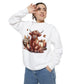 Autumn Highland Cow Charm Unisex Garment-Dyed Sweatshirt